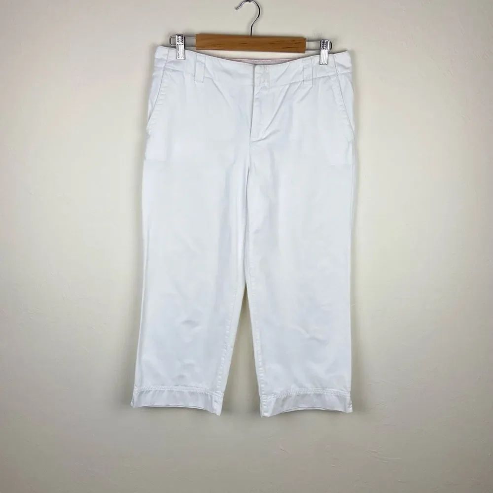 Lilly Pulitzer Straight Leg Capri Pant - White